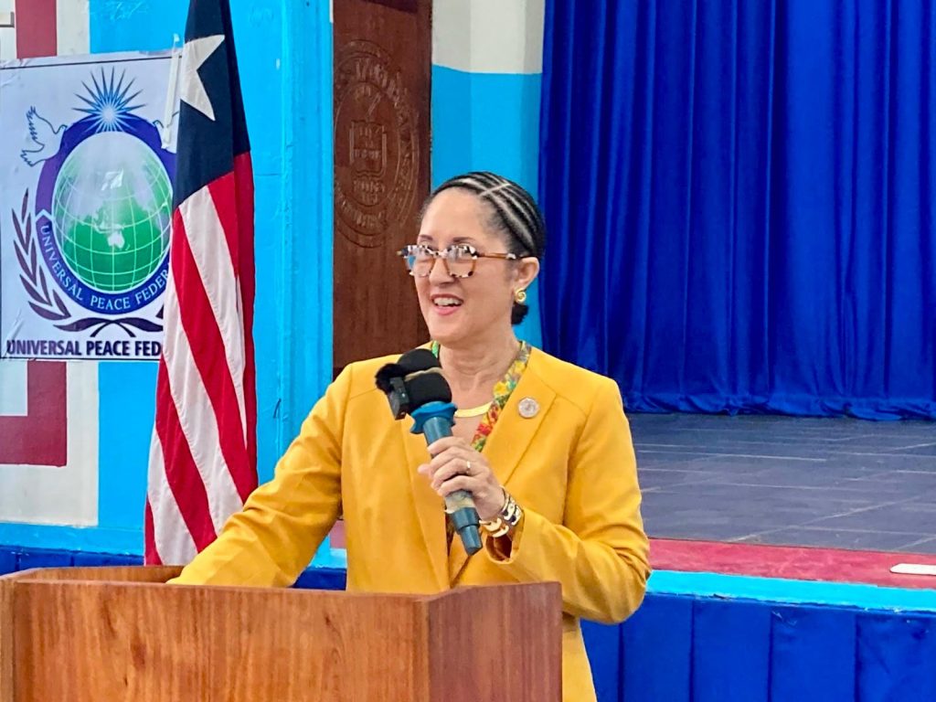 President speaking